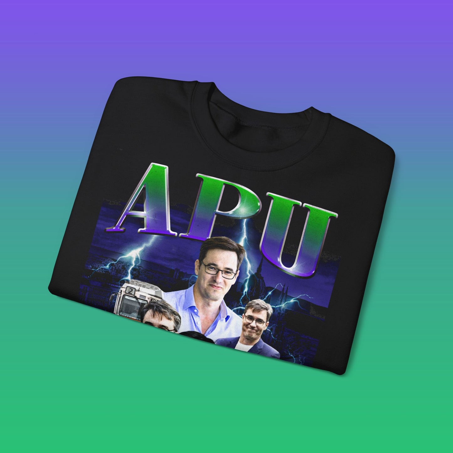 Karácsony Gergely APU vintage 90-es évek Crewneck Pulcsi